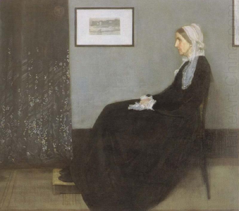 James Mcneill Whistler arrangement in grey and black the artist s mother oil painting picture